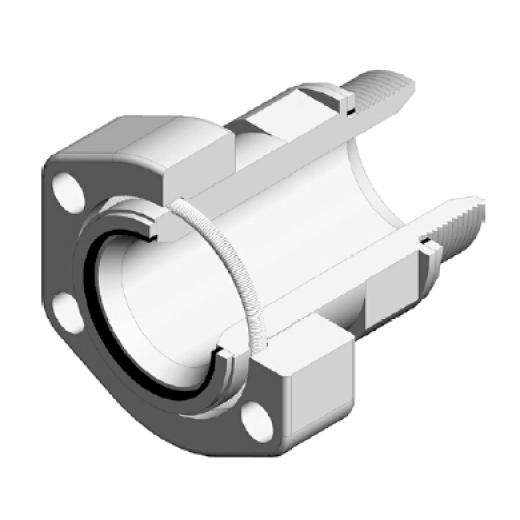 Male thread flange, BSP