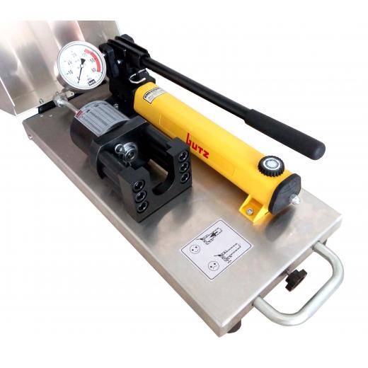 Manual cutting ring pre-assembly machine