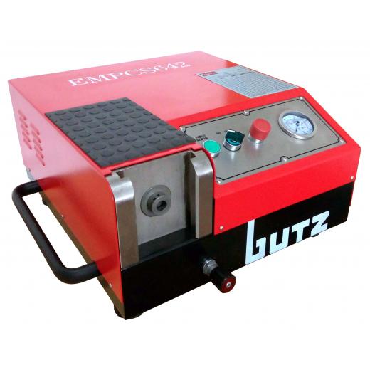 Electric cutting ring pre-assembly & flaring machine